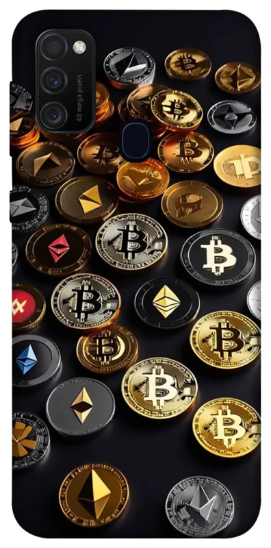 Чехол на Samsung Galaxy M21 Many coins фото 1 из 1