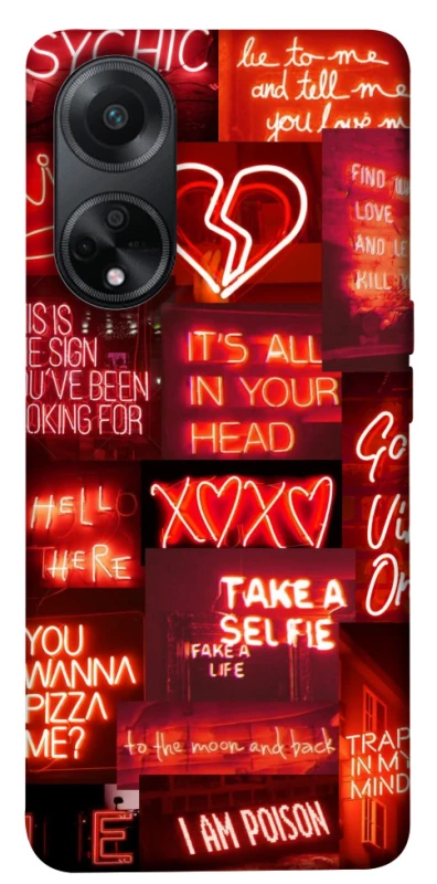 Чохол на Oppo A98 Love collage ver.7 фото 1 з 1