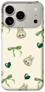Чехол на Apple iPhone 18 Pro Labubu Green Heart фото 1 из 2