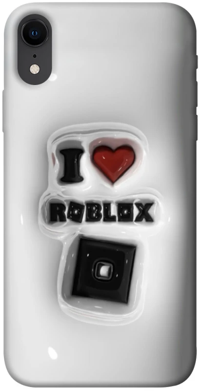 Чохол на Apple iPhone XR (6.1") I love Roblox фото 1 з 1