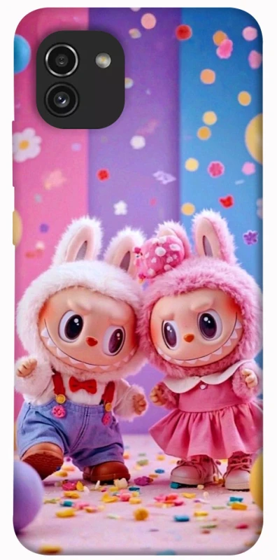 Чохол на Samsung Galaxy A03 Labubu twins ver.3 фото 1 з 1