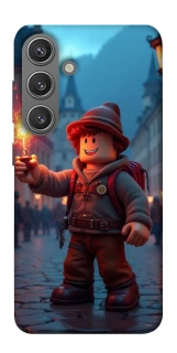 Чохол на Samsung Galaxy S24+ Roblox Fire Logo Blue Flames фото 1 з 1
