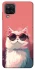 Чехол на Samsung Galaxy M12 Сat with glasses фото 1 из 1