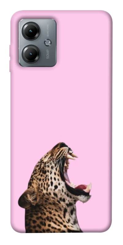 Чохол на Motorola Moto G14 Leopard Meow фото 1 з 1