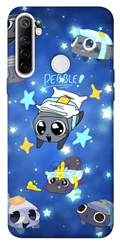 Чохол на Realme 6i Pebble kitten stars фото 1 з 1