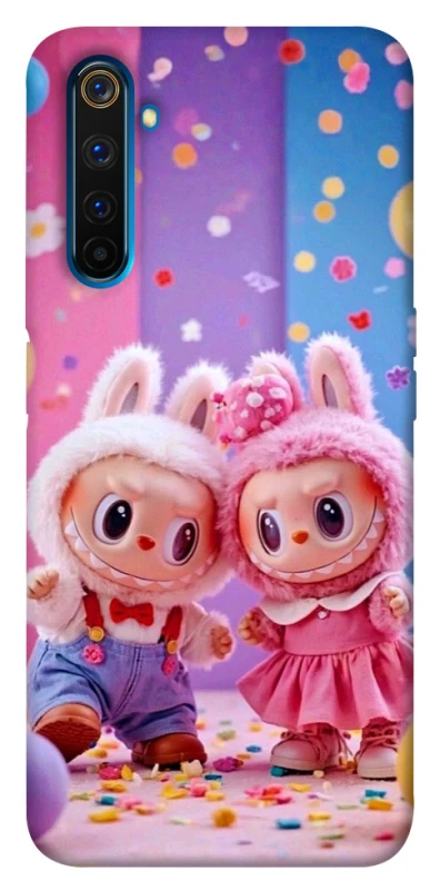 Чохол на Realme 6 Pro Labubu twins ver.3 фото 1 з 1
