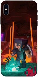 Чехол на Apple iPhone X (5.8") Minecraft game adventure фото 1 из 1