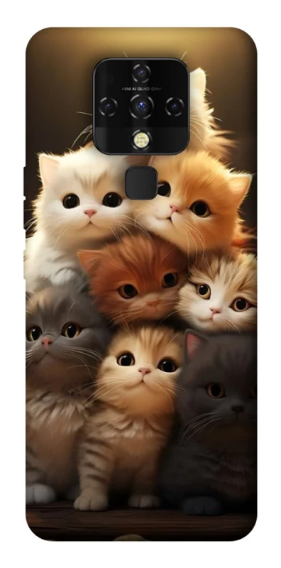 Чохол на TECNO Camon 16 SE Чохол Kittie Love v2 фото 1 з 1