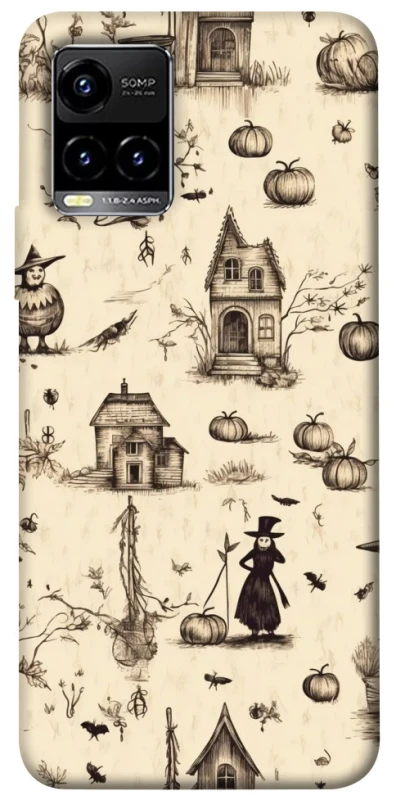 Чохол на Vivo Y21 / Y33s Halloween aesthetic ver.1 фото 1 з 1