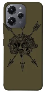 Чехол на Xiaomi Redmi 12 Mil skull фото 1 из 1