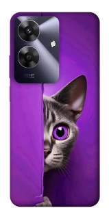Чохол на Realme Note 60 Кіт-підглядач фото 1 з 1