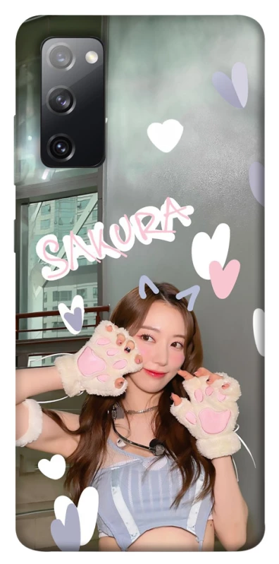 Чохол на Samsung Galaxy S20 FE Sakura - LE SSERAFIM фото 1 з 1