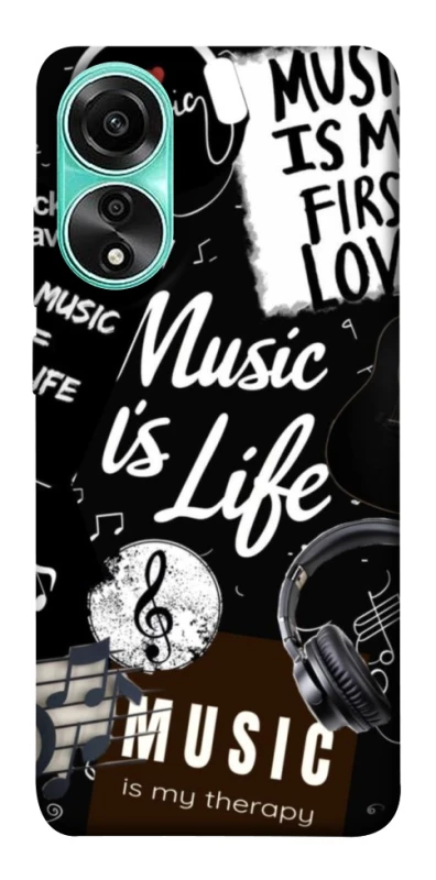 Чохол на Oppo A78 4G Music is Life фото 1 з 1