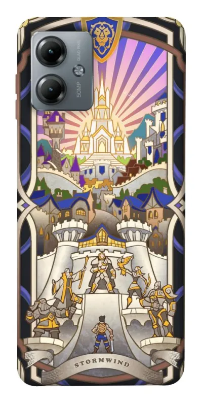Чехол на Motorola Moto G14 WOW forever stormwind фото 1 из 1