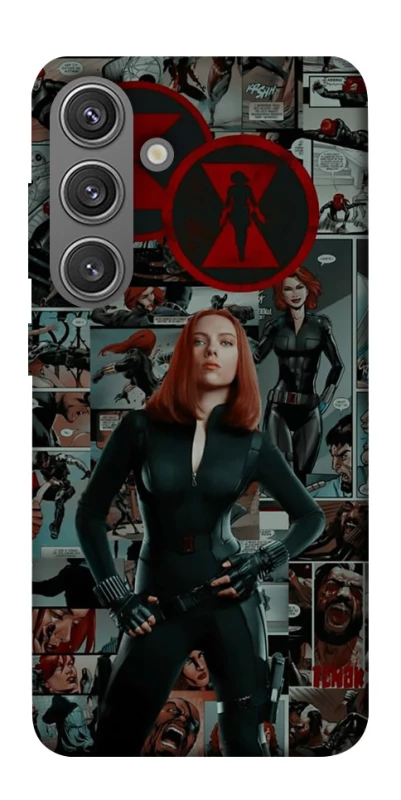 Чехол на Samsung Galaxy S24+ Black Widow фото 1 из 1