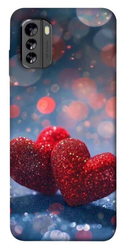 Чехол на Nokia G60 Red hearts фото 1 из 1