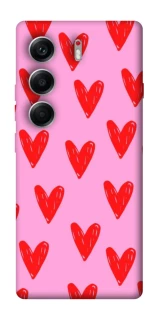 Чохол на Tecno Camon 40 Red hearts 2 фото 1 з 1