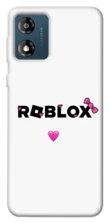 Чехол на Motorola Moto E13 Roblox heart фото 1 из 1