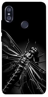 Чехол на Xiaomi Redmi Note 5 Pro / Note 5 (AI Dual Camera) Black dragonfly фото 1 из 1