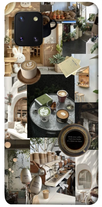 Чохол на Samsung Galaxy Note 10 Lite (A81) Coffee collage ver.4 фото 1 з 1