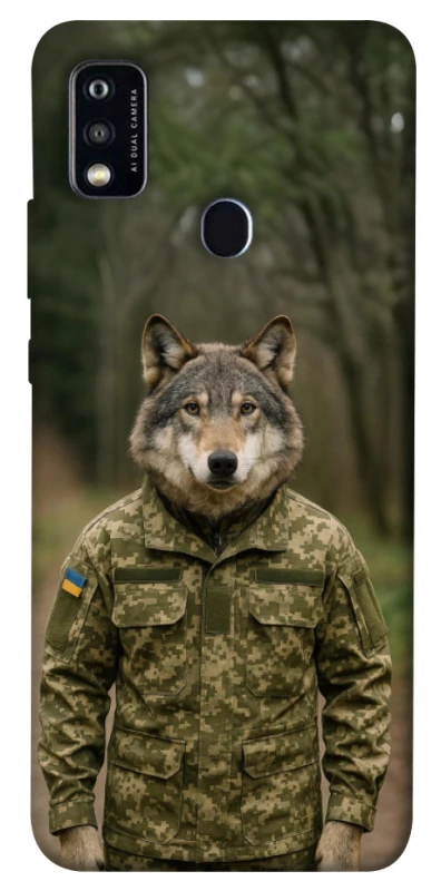 Чохол на ZTE Blade A51 Вовк захисник фото 1 з 1