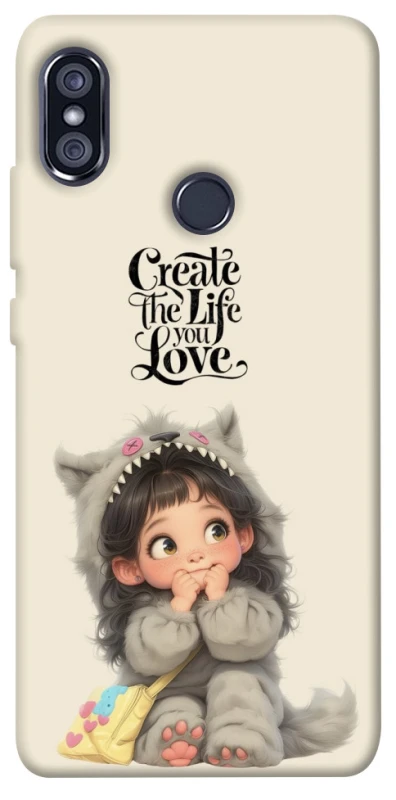 Чохол на Xiaomi Redmi Note 5 Pro / Note 5 (AI Dual Camera) Create the life you love фото 1 з 1