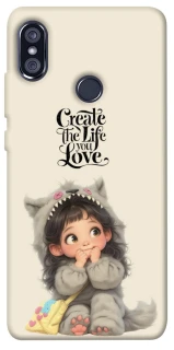 Чохол на Xiaomi Redmi Note 5 Pro / Note 5 (AI Dual Camera) Create the life you love фото 1 з 1