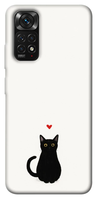 Чохол на Xiaomi Redmi Note 11 (Global) / Note 11S cat in love фото 1 Чохол на Xiaomi Redmi Note 11 (Global) / Note 11S cat in love фото 1 з 1