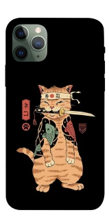 Чехол на Apple iPhone 11 Pro (5.8") Кот-самурай фото 1 из 1