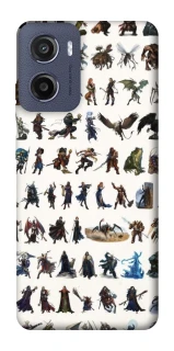 Чехол на Motorola Moto E15 Character Selection фото 1 из 1