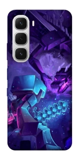 Чехол на Infinix Hot 60i Minecraft dragon фото 1 из 1