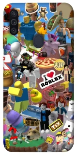 Чохол на Samsung Galaxy M11 Roblox collage ver.5 фото 1 з 1