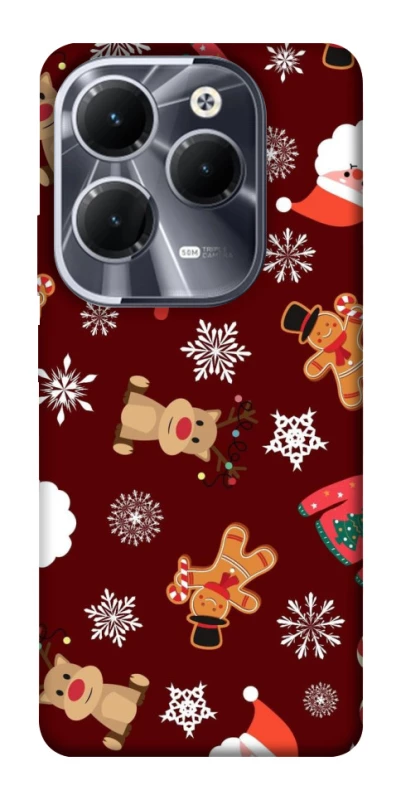 Чехол на Infinix Hot 40 Новогодний v6 фото 1 из 1