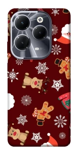 Чехол на Infinix Hot 40 Новогодний v6 фото 1 из 1
