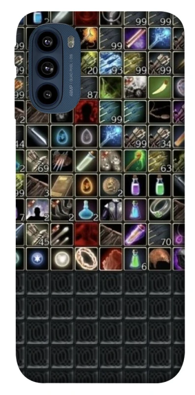 Чохол на Motorola Moto G41 Inventory menu ver.2 фото 1 з 1