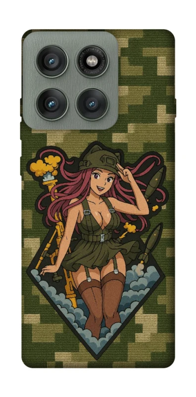 Чохол на Motorola Edge 60 Pro Military Waifu фото 1 з 1