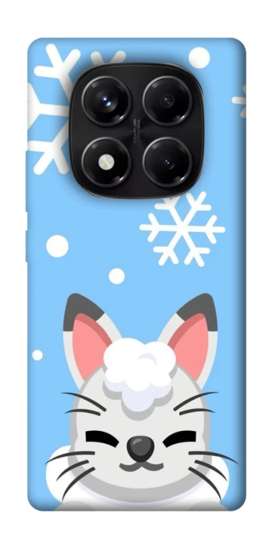 Чехол на Xiaomi Redmi Note 14 Pro 5G Adopt Me Snow Kitty Smile фото 1 из 1