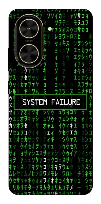 Чохол на Xiaomi Poco C71 Matrix system failure фото 1 з 1