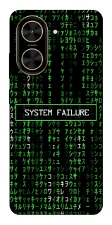 Чехол на Xiaomi Poco C71 Matrix system failure фото 1 Чехол на Xiaomi Poco C71 Matrix system failure фото 1 из 1