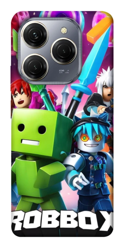 Чехол на TECNO Spark 20 Pro Roblox gaming heroes фото 1 из 1