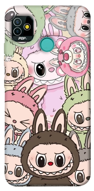 Чохол на TECNO POP 5 All Labubu 3 фото 1 з 1