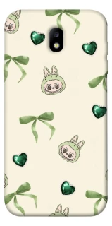 Чохол на Samsung J730 Galaxy J7 (2017) Labubu Green Heart фото 1 з 1