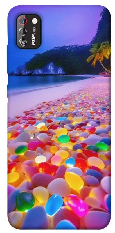 Чохол на TECNO POP 4 Pro Каміння світиться на березі фото 1 з 1