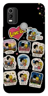 Чехол на Nokia C21 Plus Love is ver.4 фото 1 из 1