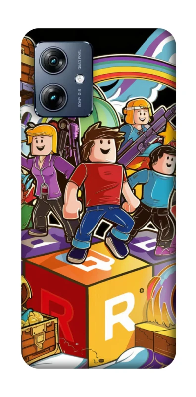 Чехол на Motorola Moto G54 Power Roblox family фото 1 из 1