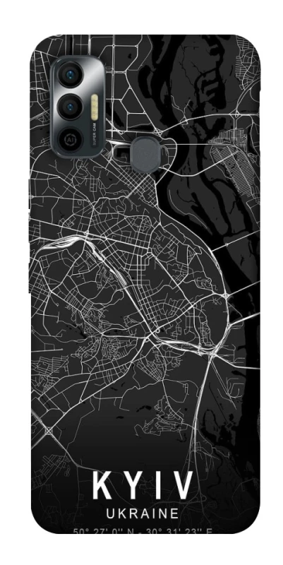 Чехол на TECNO Spark 7 Kyiv map фото 1 из 1