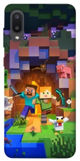 Чехол на Samsung Galaxy A02 Minecraft game фото 1 из 1