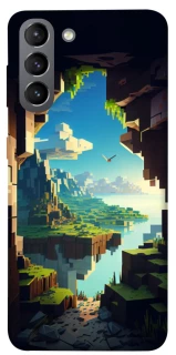 Чохол на Samsung Galaxy S21 Minecraft sunrise фото 1 з 1