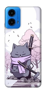 Чохол на Motorola Moto G45 Samurai cat фото 1 Чохол на Motorola Moto G45 Samurai cat фото 1 з 1