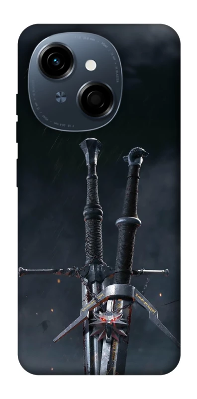 Чехол на TECNO Spark Go 1 Мечи Ведьмака фото 1 из 1